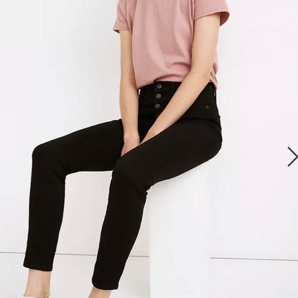 Madewell 10 Inch Button Fly Skinny Jeans
